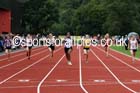 Womens and Girls 100 metres at the Northern Inter-Counties under-17s and 15s at Witton Park, Blackburn. Photo: David T. Hewitson/Sports for All Pics